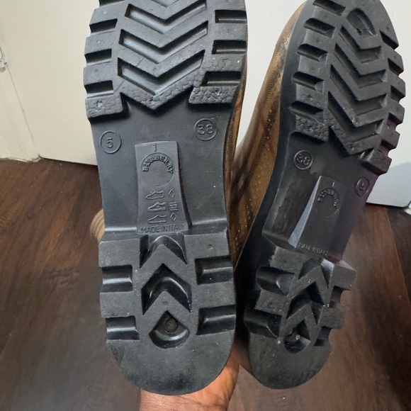 Burberry Plaid Rain Boots Sz 38 - Picture 14 of 14